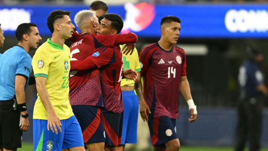 Brazil 0-0 Costa Rica, Colombia beat Paraguay