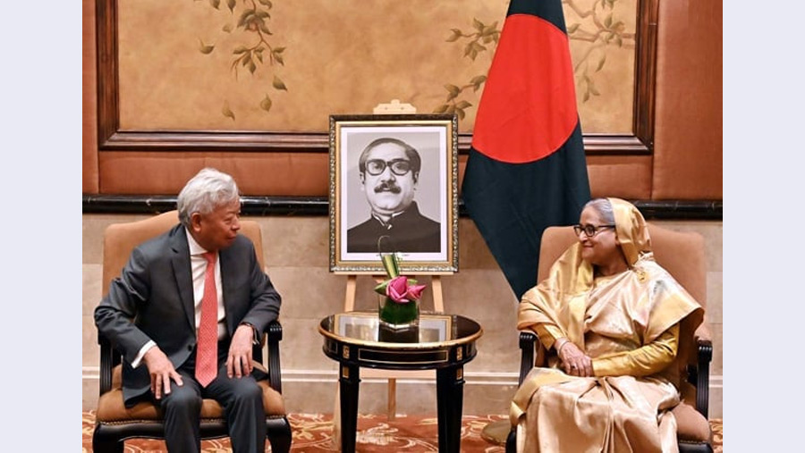 PM seeks AIIB support to build developed Bangladesh