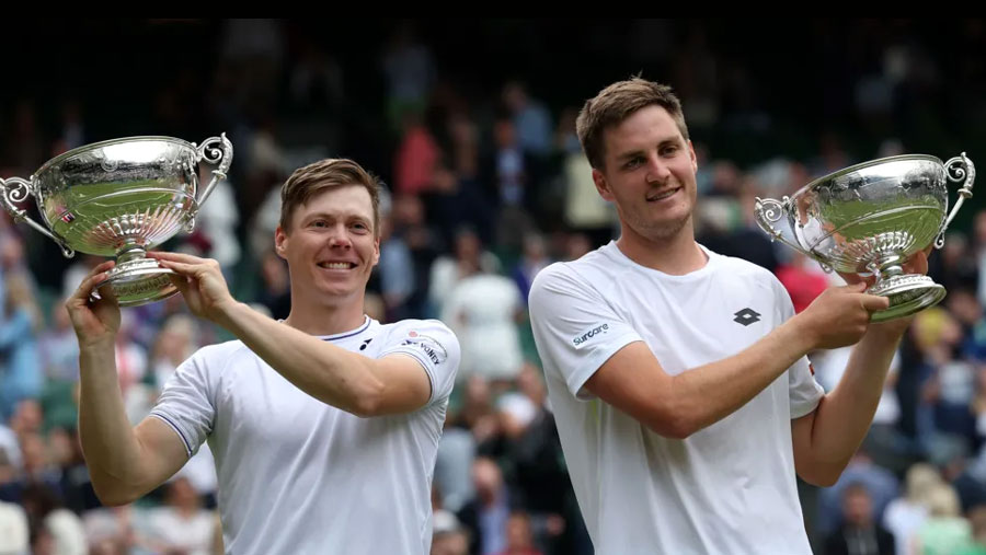 Patten and Finn Heliovaara win Wimbledon doubles title