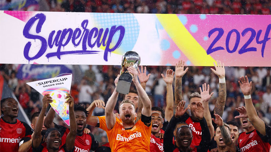 Leverkusen win German Super Cup