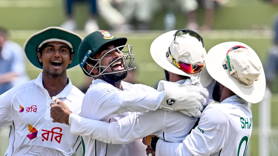 Tigers win 1st Test by 10 wickets