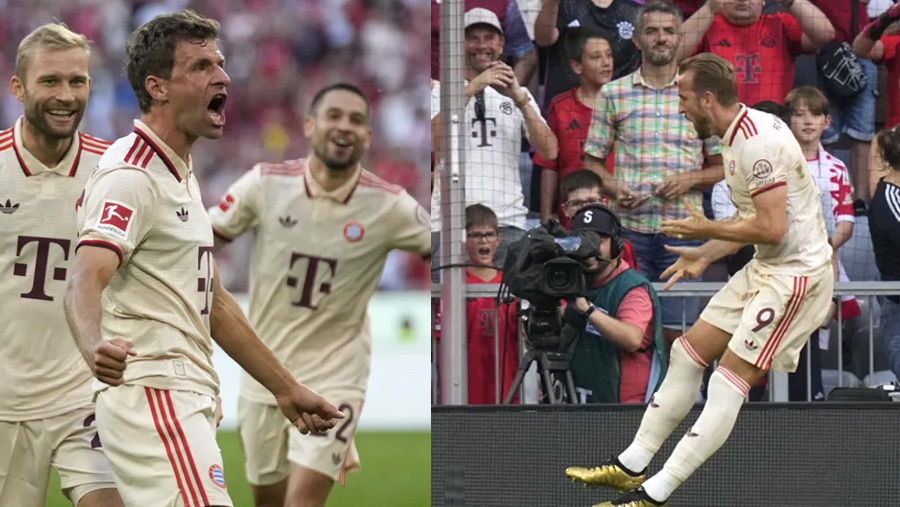 Kane scores & Muller record as Bayern beat Freiburg