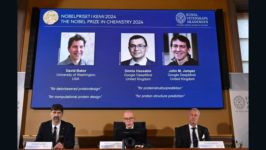 Trio wins chemistry Nobel for protein design, prediction