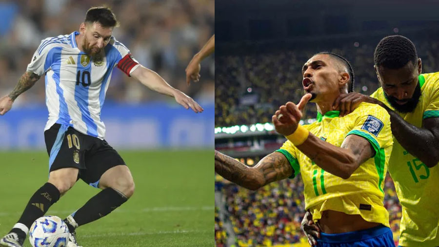 Wins for Argentina, Brazil in WC qualifiers