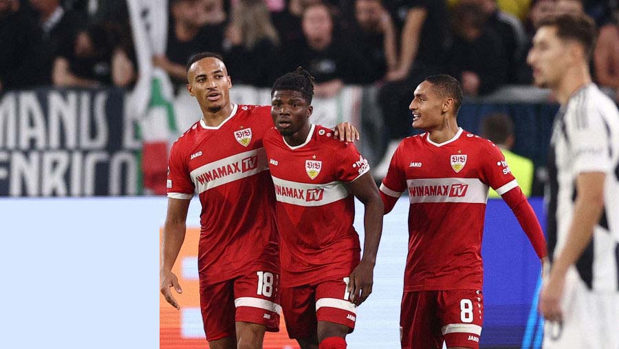 Stuttgart strike late to sink Juve 1-0