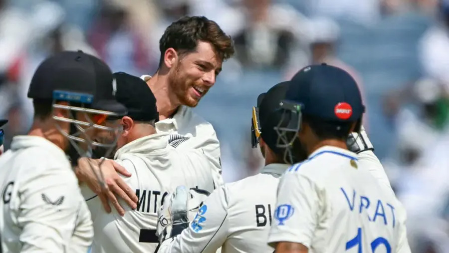 New Zealand clinch historic Test series win in India