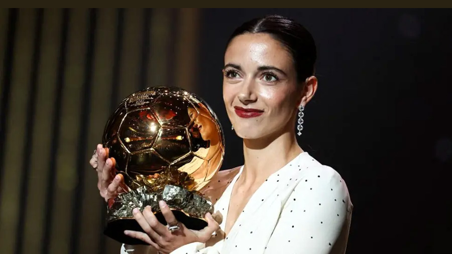 Bonmati wins 2nd successive women's Ballon d'Or