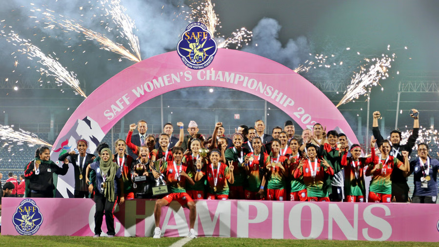 Bangladesh defend women’s SAFF title