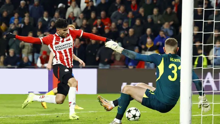 PSV come from behind to beat Shakhtar