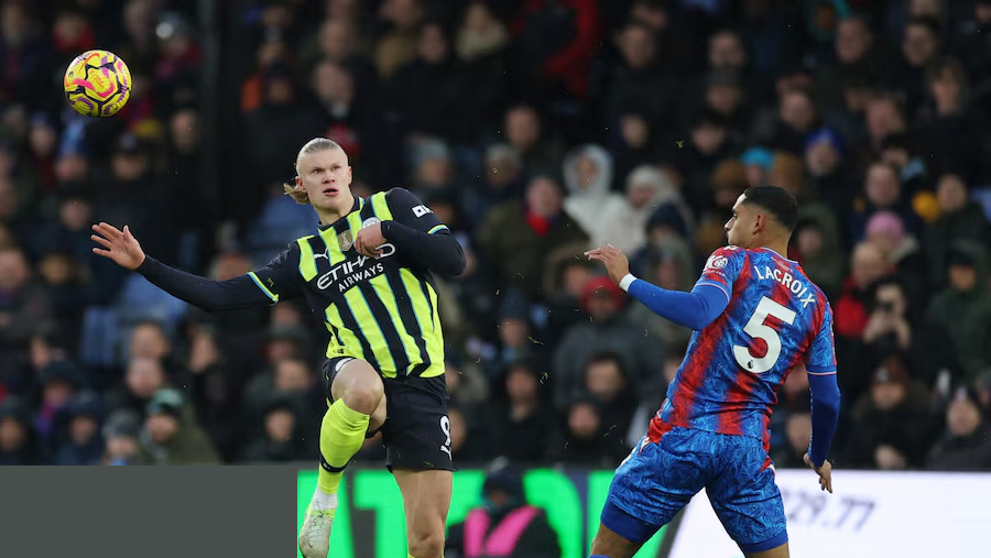 Man City come back twice to draw at Palace