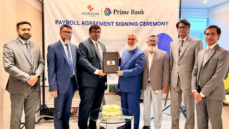 Prime Bank, AkijBashir Group sign payroll agreement