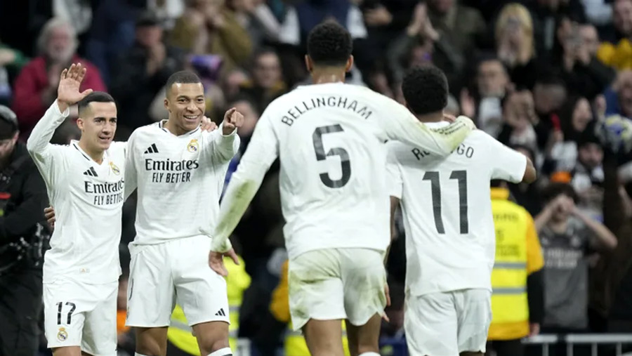 Mbappe shines as Madrid beat Las Palmas 4-1