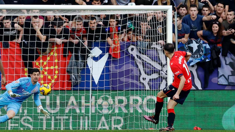 Real Madrid held by Osasuna 1-1