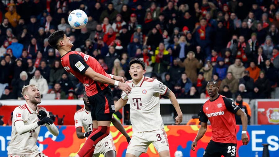 Bayern maintain 8-point lead despite draw at Leverkusen