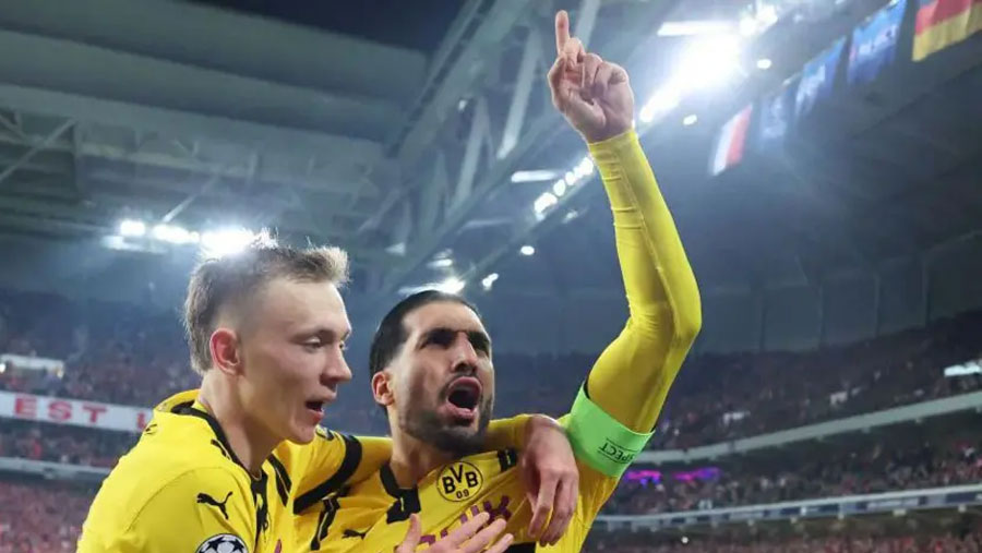 Dortmund beat Lille and reach UCL quarters