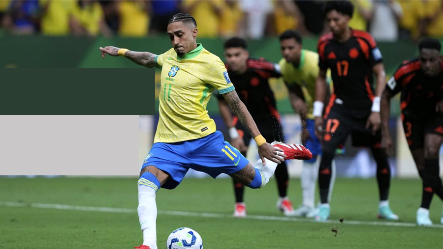 Vini scores as Brazil edge Colombia